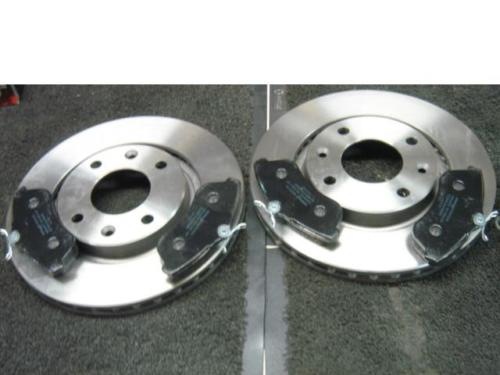 FOR NISSAN PRIMERA SALOON HATCH ESTATE 93-02 FRONT BRAKE DISCS BRAKE PADS NO ABS