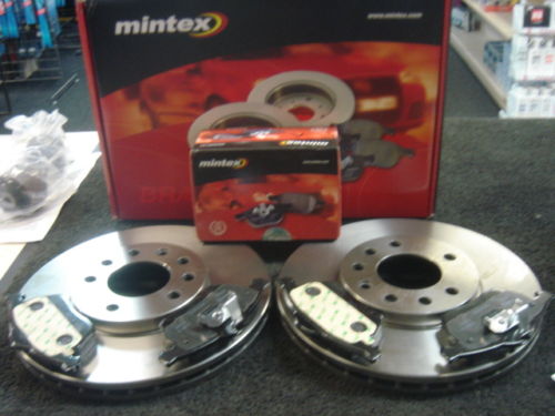 SAAB 9-3 9- 5 TURBO MINTEX FRONT BRAKE DISCS & PADS 15"