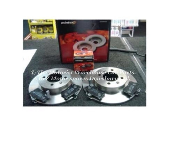 MGF MG TF 115 120 135 160 BRAKE DISC PADS MINTEX REAR MINTEX BRAKE DISCS 240MM