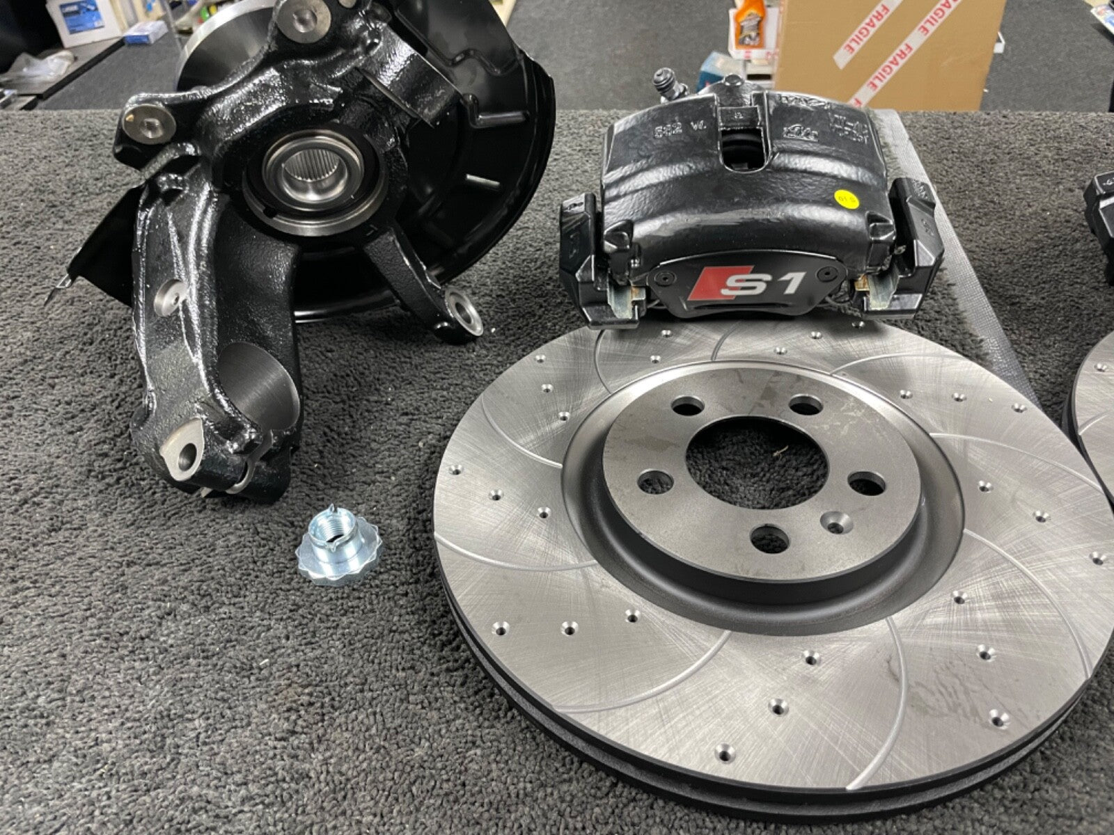 VW POLO 6R GTI FABIA 5J 6Y BIG BRAKE CONVERSION KIT 310MM KNUCKLES CALIPERS