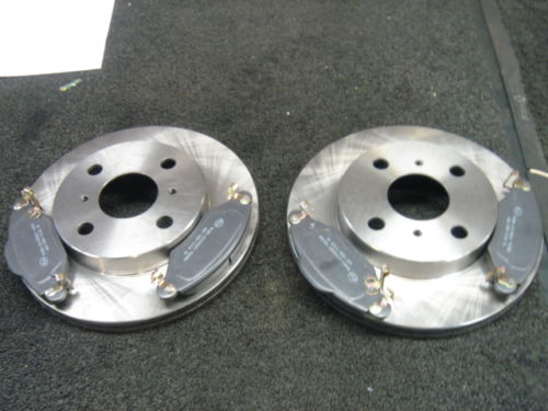 FOR TOYOTA YARIS 1999-2006 FRONT BRAKE DISCS BRAKE PADS FOR VNK FRENCH BUILT