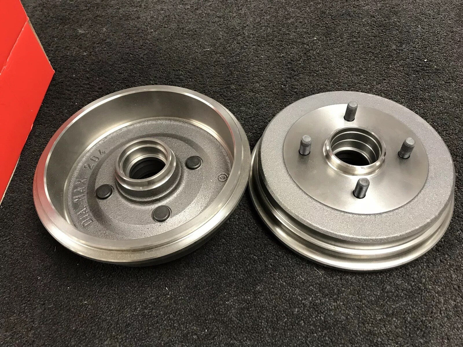 FORD FIESTA MK3 1.1 1.6 16V XR2I RS TURBO BRAKE DRUMS REAR PAIR NEW  203MM