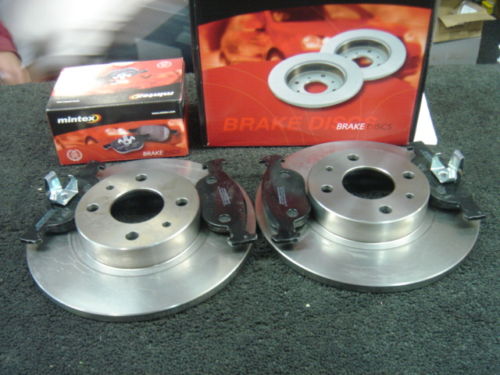 FOR FIAT  PUNTO 1.2 8V 16V  1999> MINTEX BRAKE DISCS PADS
