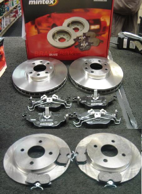 FORD FOCUS MK1 HATCH ESTATE MINTEX  FRONT REAR BRAKE DISCS &PADS
