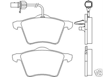 FORD GALAXY SHARAN 2000 on BRAKE PADS MINTEX FRONT BRAKE PADS 16"