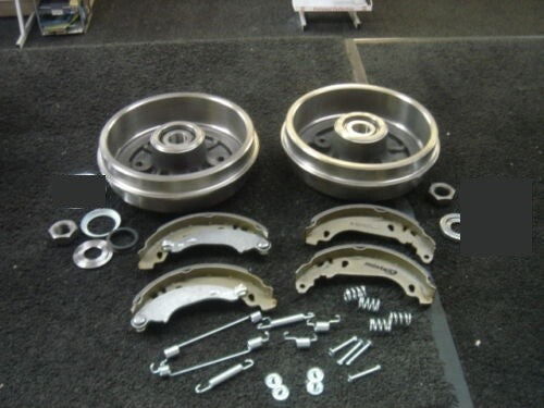 PEUGEOT 106 206 2 REAR BRAKE DRUM FITTED BEARING BRAKE SHOE FITTING KIT WITH 203