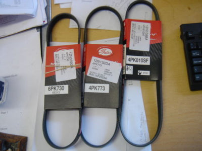 FOR  CRV 2.0 98-02 ALTERNATOR AUXILIARY FAN BELT POWER STEERING AIR CON BELT