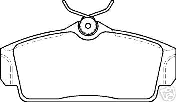 FOR NISSAN PRIMERA P11 BRAKE PADS FRONT MINTEX WITH ABS 