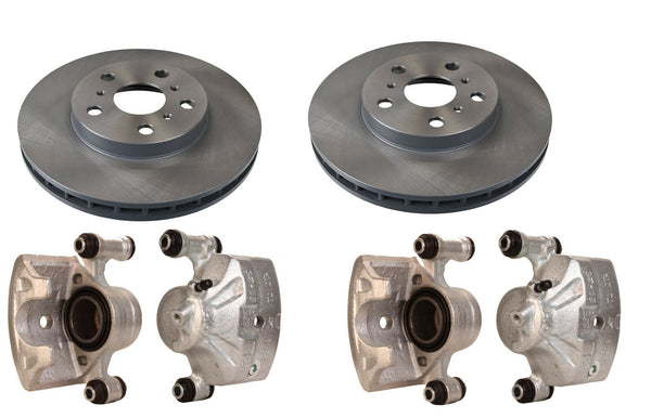 FOR CELICA  1.8 2.0 ST162 ST182 1985-99 FRONT BRAKE CALIPERS AND BRAKE DISCS 