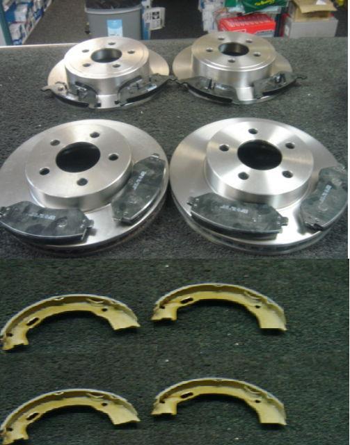 FOR CHEROKEE KJ 2.4 2.5 2.8 CRD BRAKE DISC BRAKE PAD HANDBRAKE PARKING SHOES