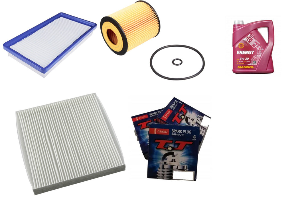 FOR MAZDA 6 TAMURA MK1 FL GG  OIL AIR POLLEN CABIN SPARK SPLUGS 6L OIL SERVICE