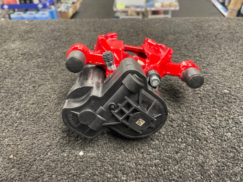 REAR BRAKE CALIPER ELECTRIC LH RED  VW GOLF MK7 TSI TFSI GTD AUDI A3 272MM DISC