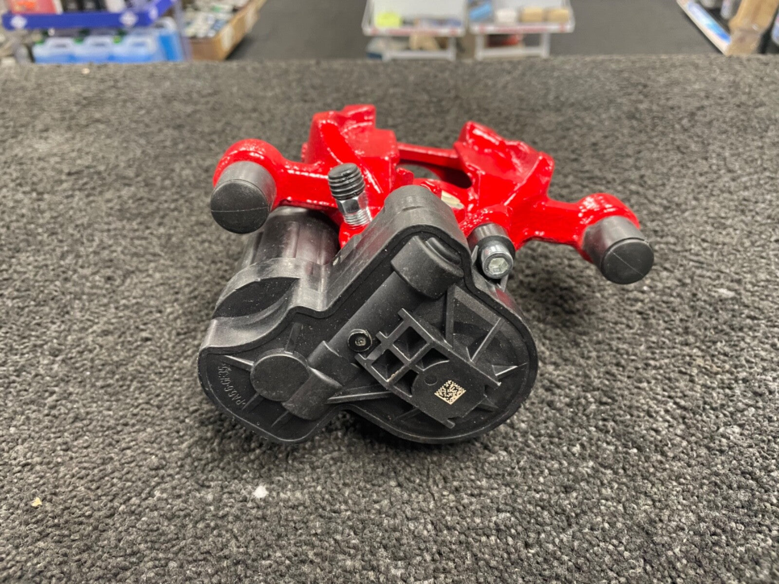 REAR BRAKE CALIPER ELECTRIC LH RED  VW GOLF MK7 TSI TFSI GTD AUDI A3 272MM DISC