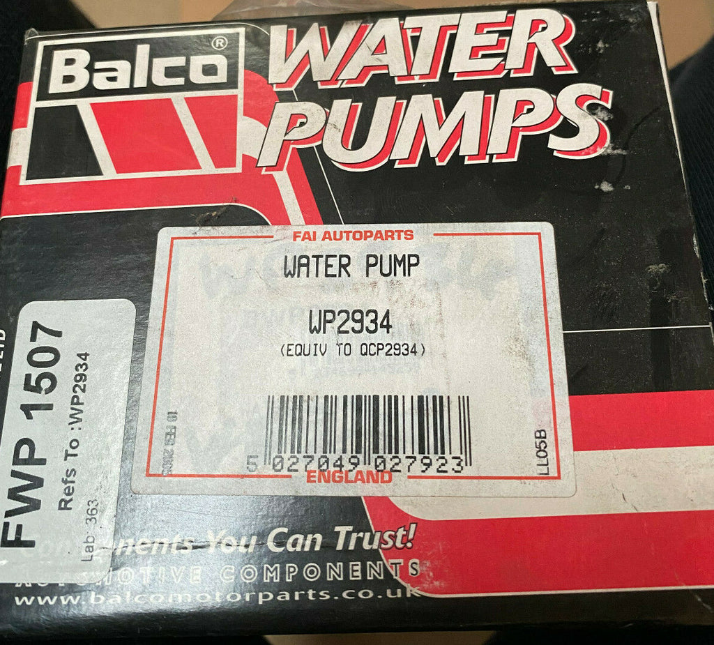 BRAND NEW WATER PUMP FITS ESCORT COSWORTH RS RS200 2.0 GRANADA SIERRA SAPPHIRE