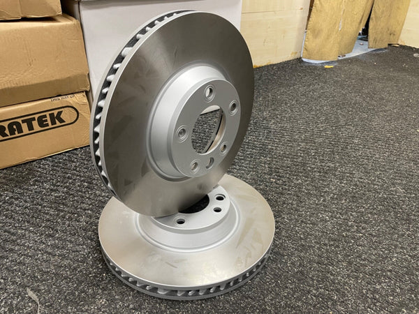 FOR AUDI Q7 TOUAREG CAYENNE 2007-2015 FRONT BRAKE DISCS VENTED 350MM