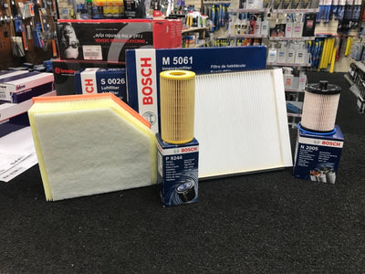 GENUINE BOSCH OIL AIR FUEL POLLEN  FILTER  VOLVO C30 C70 V40 S40 SERVICE KIT 