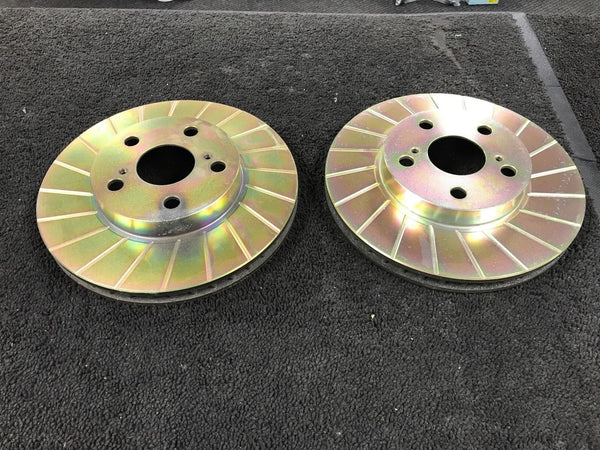 VAUXHALL VECTRA C 2002-08 BRAKE DISC BRAKE PADS PERFORMANCE GROOVED REAR