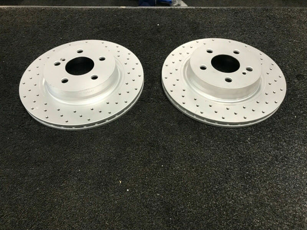 FOR MERCEDES C-CLASS AMG C 43 4MATIC PREMIUM (MK4 FL (A205))  REAR DISC DRILLED