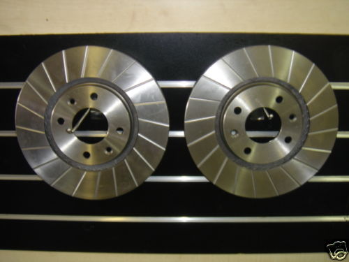 CITROEN XANTIA PEUGEOT 306 GTI6 PERFORMANCE GROOVED BRAKE DISCS FRONT 