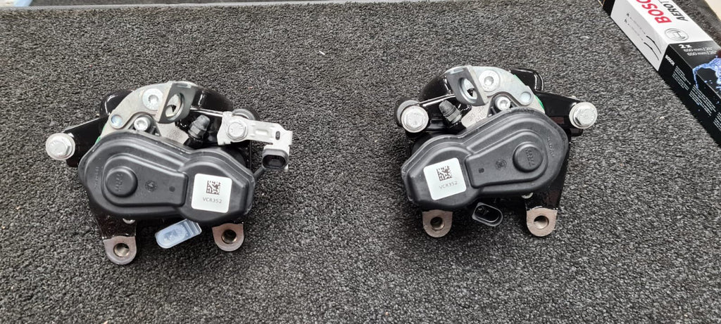 AUDI RSQ3 RS Q3 2.5 2013-17 REAR ELECTRIC BRAKE CALIPER COMPLETE BRACKET+PADLHRH