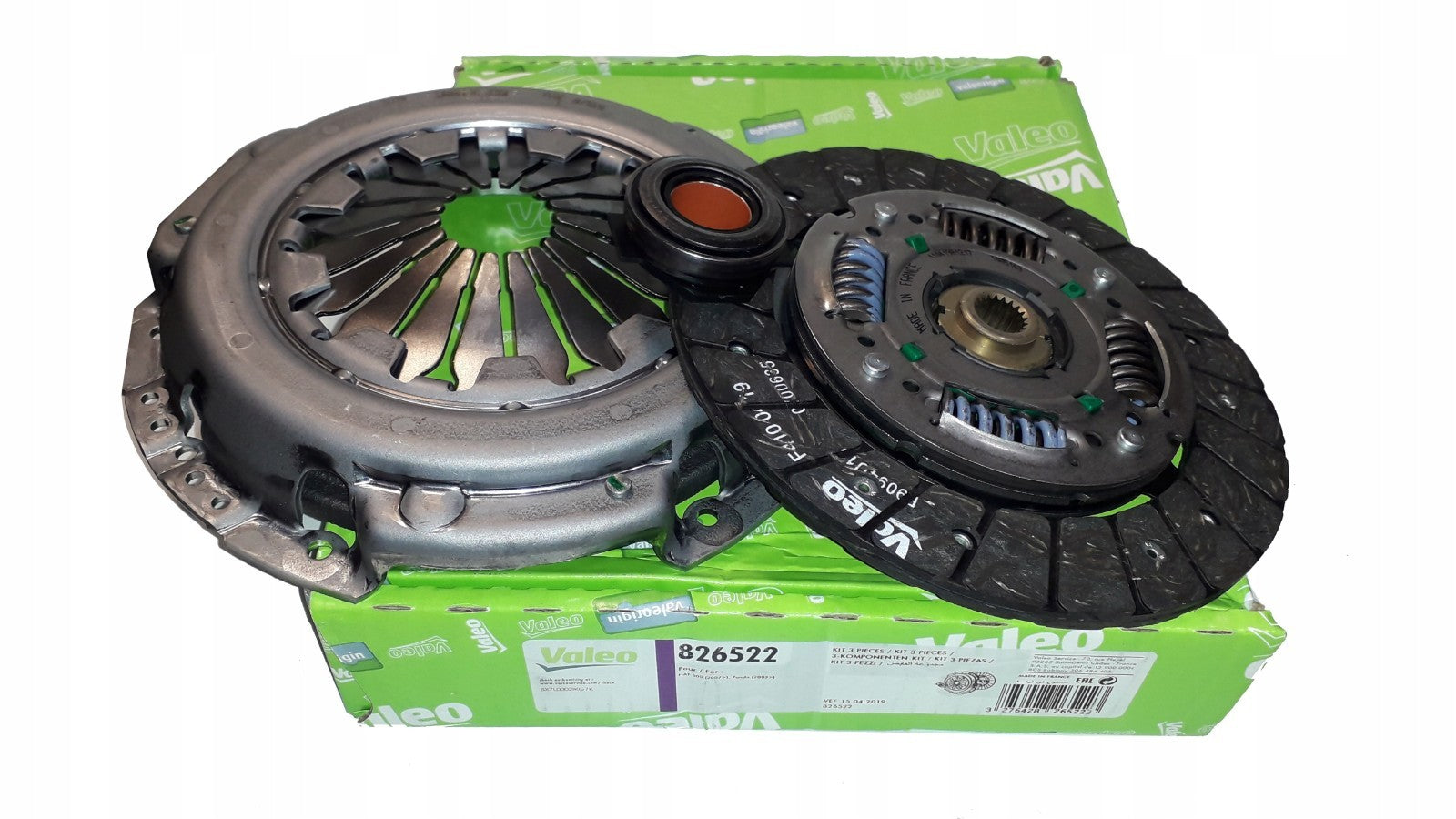 GENUINE VALEO CLUTCH KIT  NEW  3PCE FIAT 500  1.2 1.4 1.3D MULTIJET 2007-2021