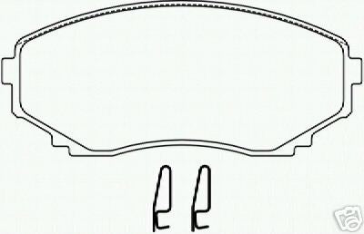 MAZDA BONGO 2.0 2.5TD 4WD BRAKE PADS FRONT MINTEX