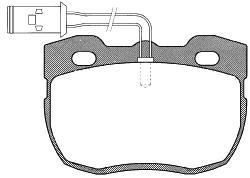  DISCOVERY 200 300 RANGE ROVER FRONT BRAKE PADS
