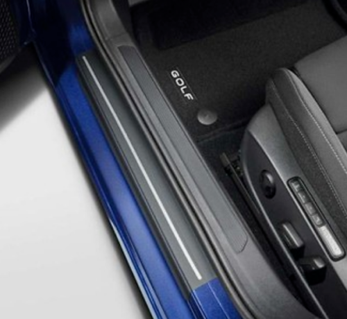 VW GOLF 2020on FRONT REAR DOOR SILL COVER PROTECTORS GENUINE 5H0071310ZMD