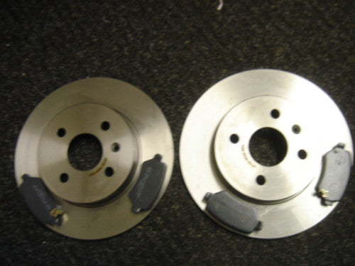 MERIVA 1.4 1.6 1.8 CDTI REAR BRAKE DISCS & PADS + ABS 4