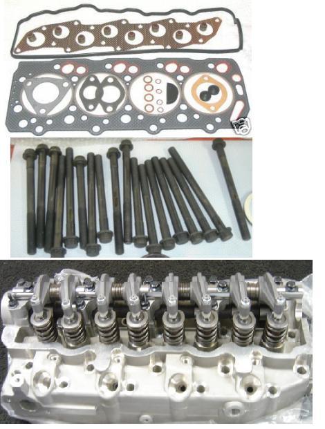FOR MITSUBISHI L200 DELICA SHOGUN PAJER 2.5TD 4D56 CYLINDER HEAD ASEMBLED GASKET