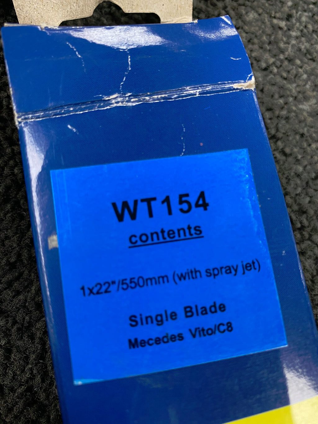 FOR MERCEDES V CLASS VITO V220 V230 V280 WIPER BLADE DRIVER SIDE + SPRAY JET 