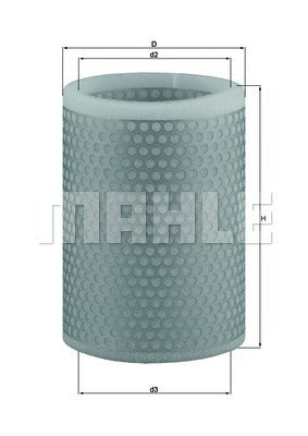 PEUGEOT 309 1.9 GTi 405i 504 505 FIAT DUCATO CITROEN C25 NEW MAHLE AIR FILTER