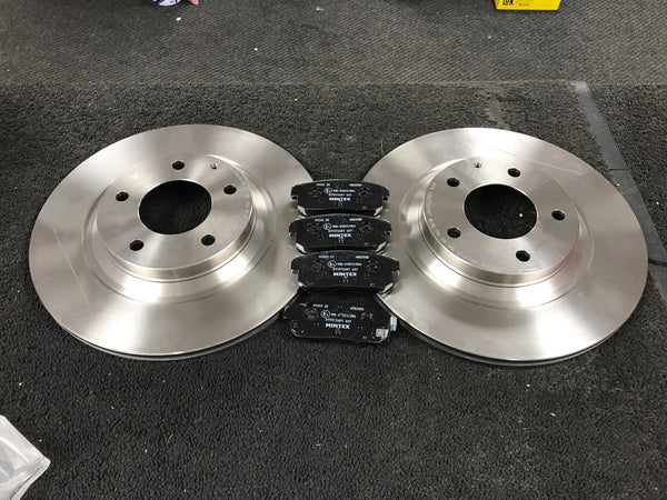 FOR MAZDA RX8 MINTEX REAR BRAKE DISCS MINTEX REAR BRAKE PADS 