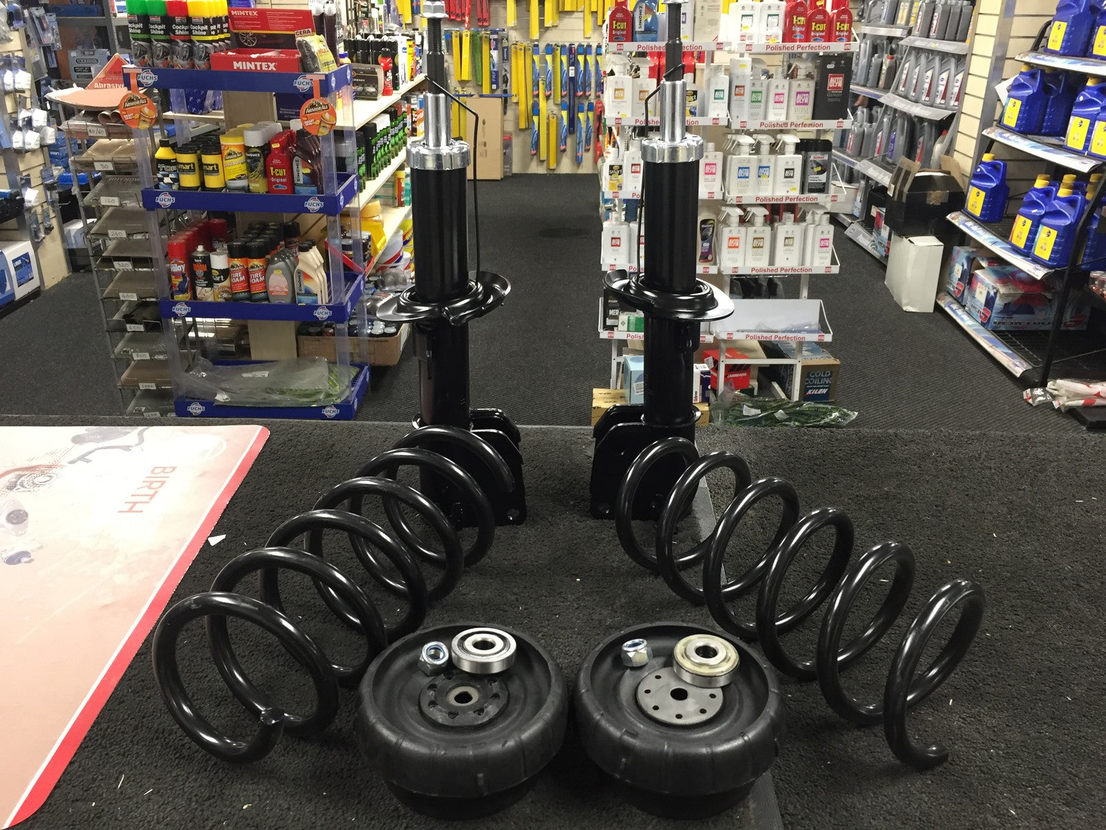 TRAFIC SL27 BUSINESS PLUS ENERG FRONT SHOCK ABSORBERS COIL SPRING STRUT MOUNTING