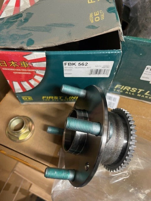 1 X REAR  WHEEL BEARING KIT FOR MAZDA 323 323F MX3 FBK562 ABS