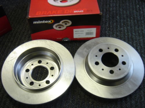 VOLVO S60 S80 V70 T5 D5 MINTEX BRAKE DISC REAR 