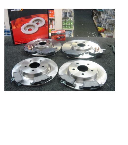 VOLVO V50 2.4 D5 2006 ON MINTEX BRAKE DISCS BRAKE PADS FRONT REAR