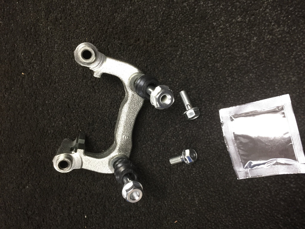 AUDI A3 GOLF MK4 REAR BRAKE CALIPER CARRIER BRACKET  PAIR SOLID DISC