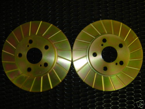 FOR TOYOTA CELICA 1.8ST 2.0GT ST202 IMPORT PERFORMANCE GROOVED BRAKE DISC 255X25