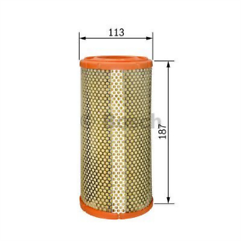 FOR CLASSIC SKODA ESTELLE MK2 1.1 RAPID MAHLE AIR FILTER