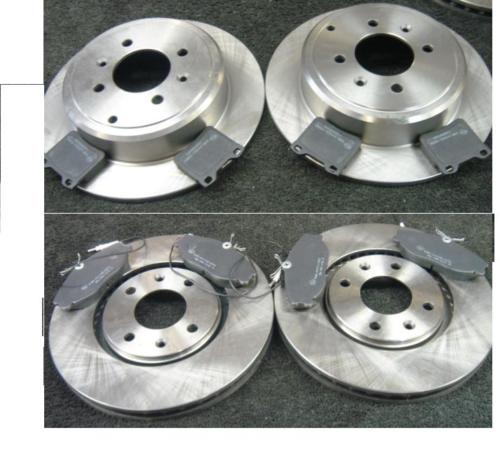 PEUGEOT 406 BRAKE DISC PADS FRONT REAR MINTEX 