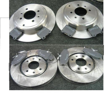 PEUGEOT 406 BRAKE DISC PADS FRONT REAR MINTEX 