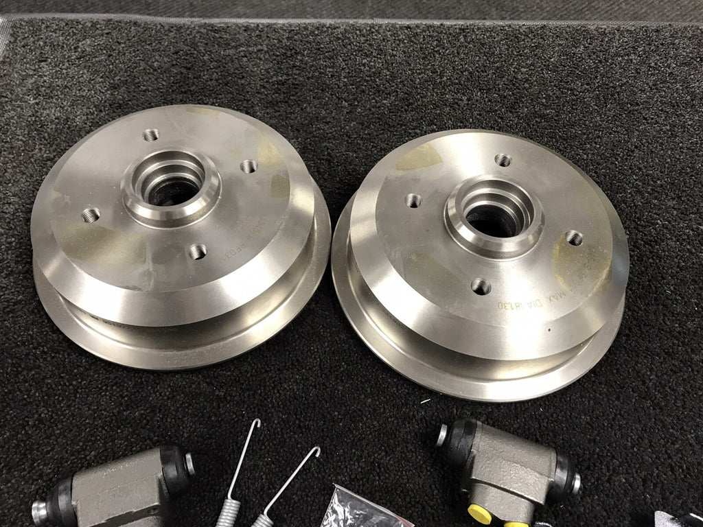 FOR FORD ESCORT MK3 RS 1600I 180MM  REAR BRAKE DRUM SHOES CYLINCERS FITTING KIT