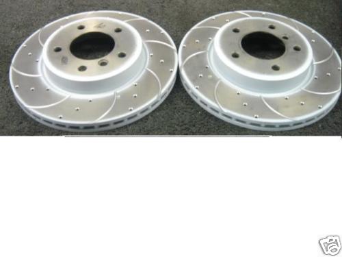 BMW 320 325 BREMBO DRILLED GROOVED BRAKE DISC BRAKE PAD