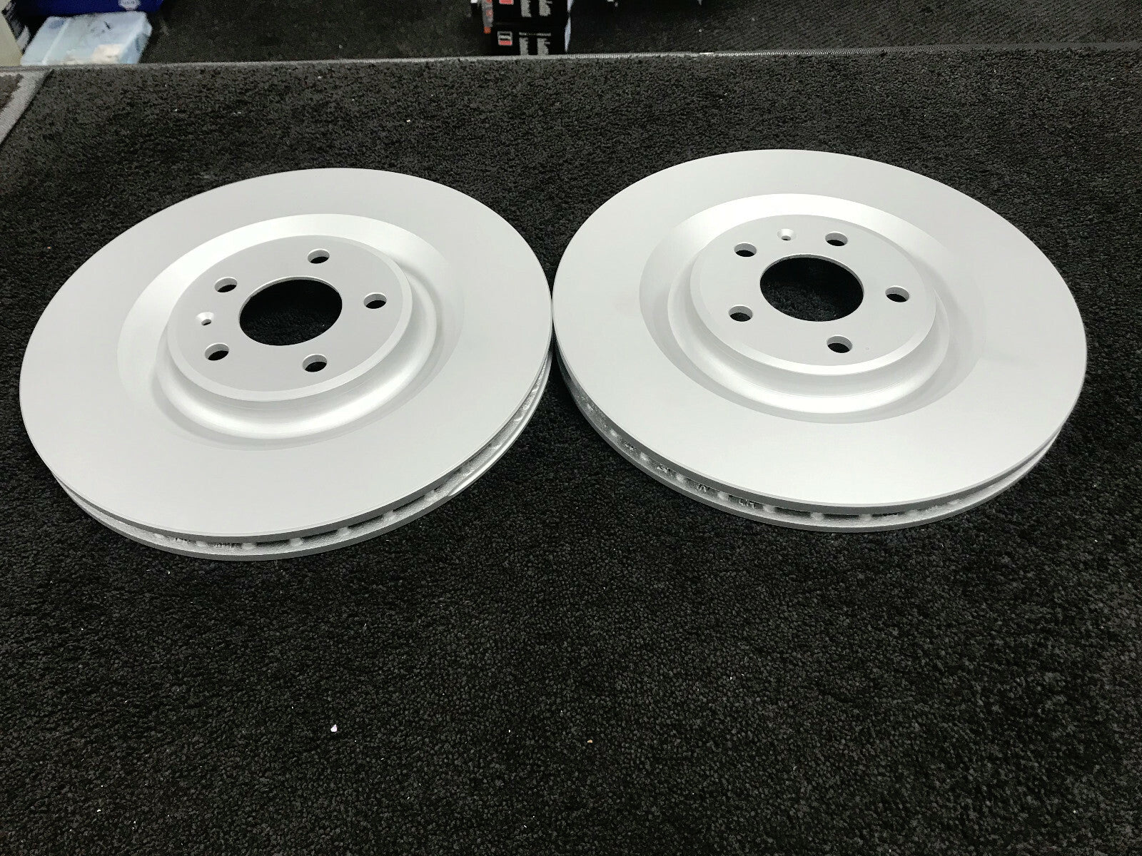 FOR AUDI A6 A7 Q7 A8 2 REAR VENTED BRAKE DISCS LEFT RIGHT PAIR 350MM