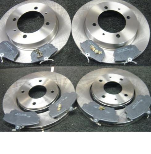 VOLVO S40 V40 98> FRONT & REAR BRAKE DISCS BRAKE PADS