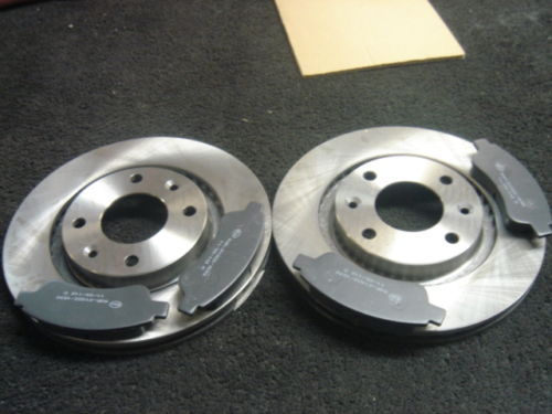 BERLINGO MULTISPACE 1.9D 01> FRONT BRAKE DISCS  PADS