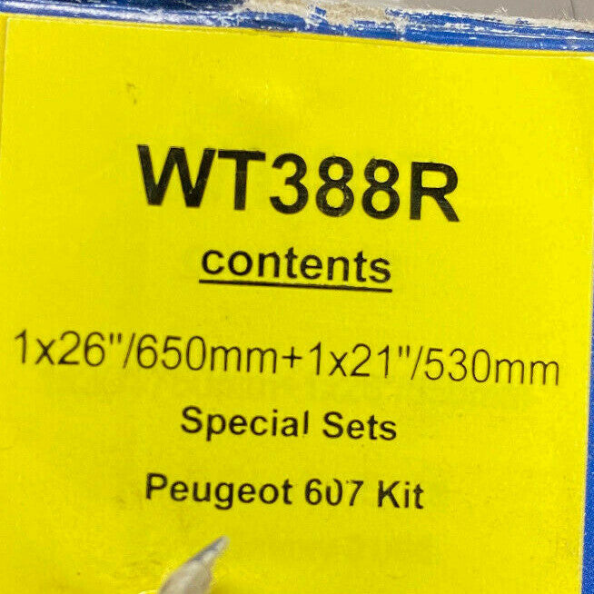FOR MERCEDES VANEO PEUGEOT 607 26" 21" WIPER BLADE SET PAIR WT388R