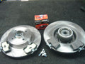MEGANE SCENIC REAR BRAKE DISCS ABS RING & MINTEX PADS