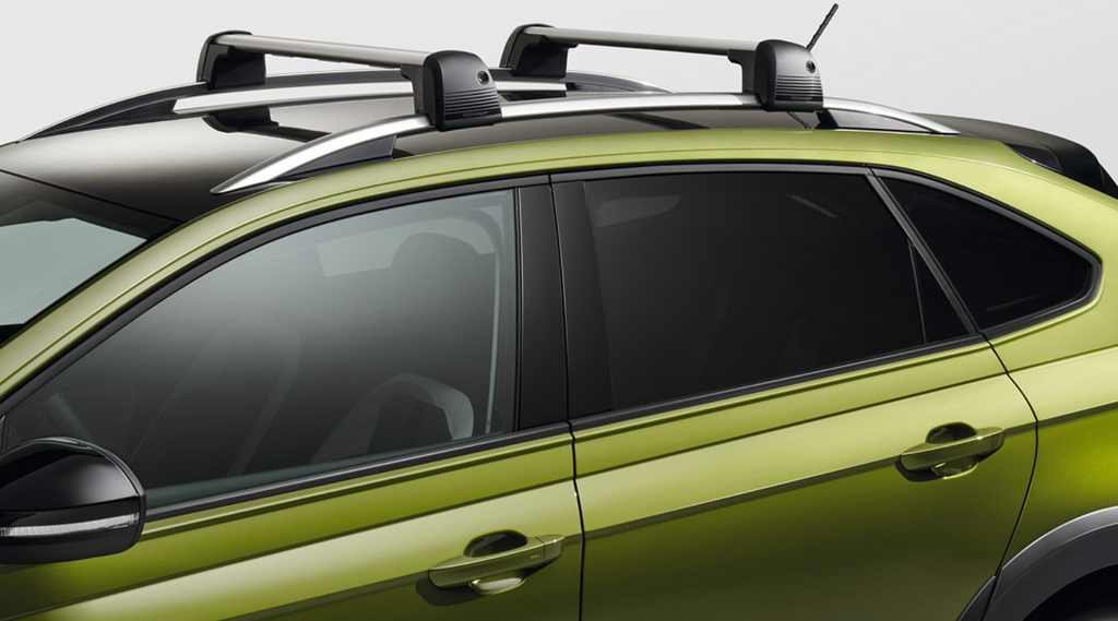 VW TAIGO 2022ON SILVER ROOF BARS 2G7071151 GENUINE BRAND NEW